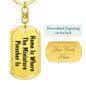 Miniature Pinscher's Home - Luxury Dog Tag Keychain