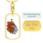 Buffalo - Luxury Dog Tag Keychain