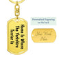 Yorkshire Terrier's Home - Luxury Dog Tag Keychain