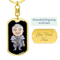 Knight 06-2 - Luxury Dog Tag Keychain