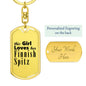 Finnish Spitz - Luxury Dog Tag Keychain