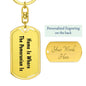 Pomeranian's Home - Luxury Dog Tag Keychain