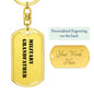 Military Grandfather - Luxury Dog Tag Keychain