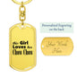 Chow Chow - Luxury Dog Tag Keychain