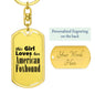 American Foxhound - Luxury Dog Tag Keychain