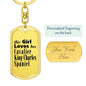 Cavalier King Charles Spaniel - Luxury Dog Tag Keychain