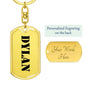 Dylan - Luxury Dog Tag Keychain
