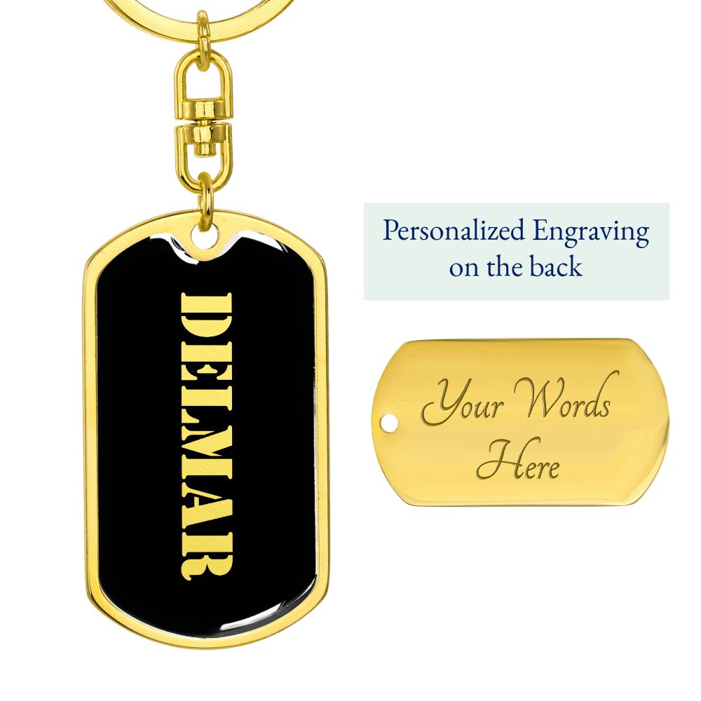 Delmar v2 - Luxury Dog Tag Keychain