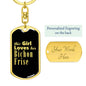 Bichon Frise v2 - Luxury Dog Tag Keychain