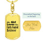 Curly-Coated Retriever - Luxury Dog Tag Keychain