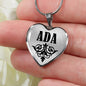 Ada v01 - Heart Pendant Luxury Necklace