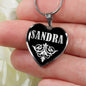 Sandra v01s - Heart Pendant Luxury Necklace