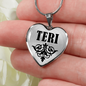 Teri v01 - Heart Pendant Luxury Necklace