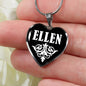 Ellen v02 - Heart Pendant Luxury Necklace