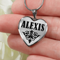 Alexis v01 - Heart Pendant Luxury Necklace