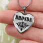 Rhonda v01 - Heart Pendant Luxury Necklace