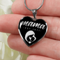 Mama, Est. 1971 v2 - Heart Pendant Luxury Necklace