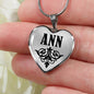 Ann v01 - Heart Pendant Luxury Necklace