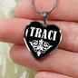 Traci v02 - Heart Pendant Luxury Necklace