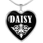 Daisy v02 - Heart Pendant Luxury Necklace