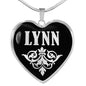 Lynn v01s - Heart Pendant Luxury Necklace