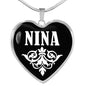 Nina v02 - Heart Pendant Luxury Necklace