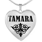 Tamara v01 - Heart Pendant Luxury Necklace