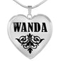 Wanda v01 - Heart Pendant Luxury Necklace
