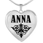 Anna v01 - Heart Pendant Luxury Necklace