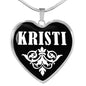 Kristi v02 - Heart Pendant Luxury Necklace