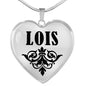 Lois v01 - Heart Pendant Luxury Necklace