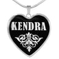 Kendra v01s - Heart Pendant Luxury Necklace