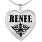 Renee v01 - Heart Pendant Luxury Necklace