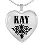 Kay v01 - Heart Pendant Luxury Necklace
