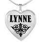 Lynne v01 - Heart Pendant Luxury Necklace