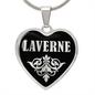 Laverne v02 - Heart Pendant Luxury Necklace