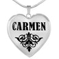 Carmen v01 - Heart Pendant Luxury Necklace