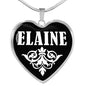 Elaine v02 - Heart Pendant Luxury Necklace