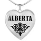 Alberta v01 - Heart Pendant Luxury Necklace