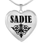 Sadie v01 - Heart Pendant Luxury Necklace