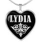Lydia v01s - Heart Pendant Luxury Necklace