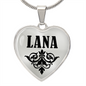 Lana v01 - Heart Pendant Luxury Necklace