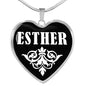 Esther v02 - Heart Pendant Luxury Necklace
