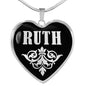 Ruth v01s - Heart Pendant Luxury Necklace