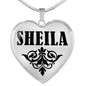 Sheila v01 - Heart Pendant Luxury Necklace