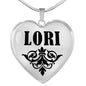 Lori v01 - Heart Pendant Luxury Necklace