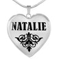 Natalie v01 - Heart Pendant Luxury Necklace