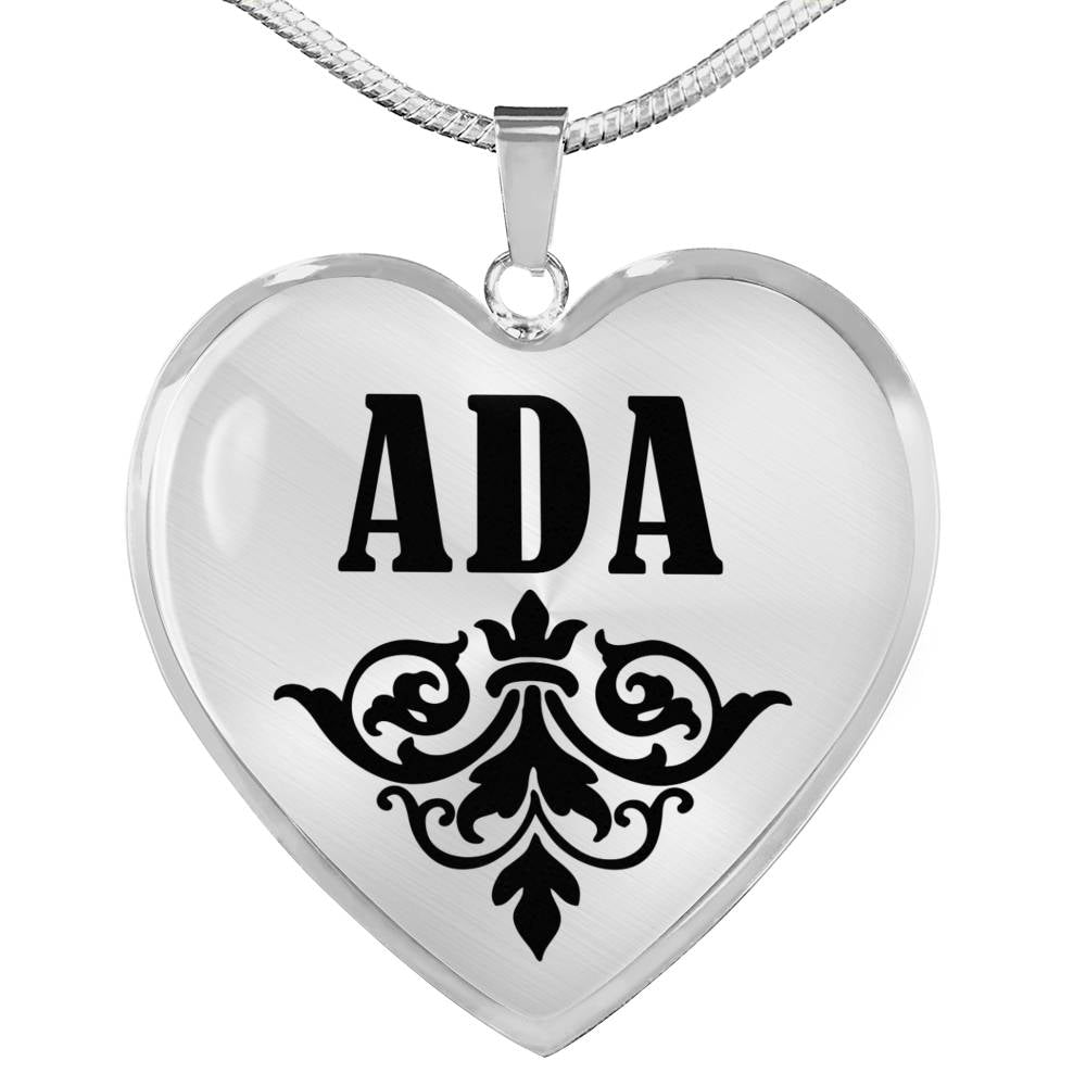 Ada v01 - Heart Pendant Luxury Necklace