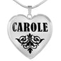 Carole v01 - Heart Pendant Luxury Necklace