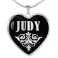 Judy v01s - Heart Pendant Luxury Necklace